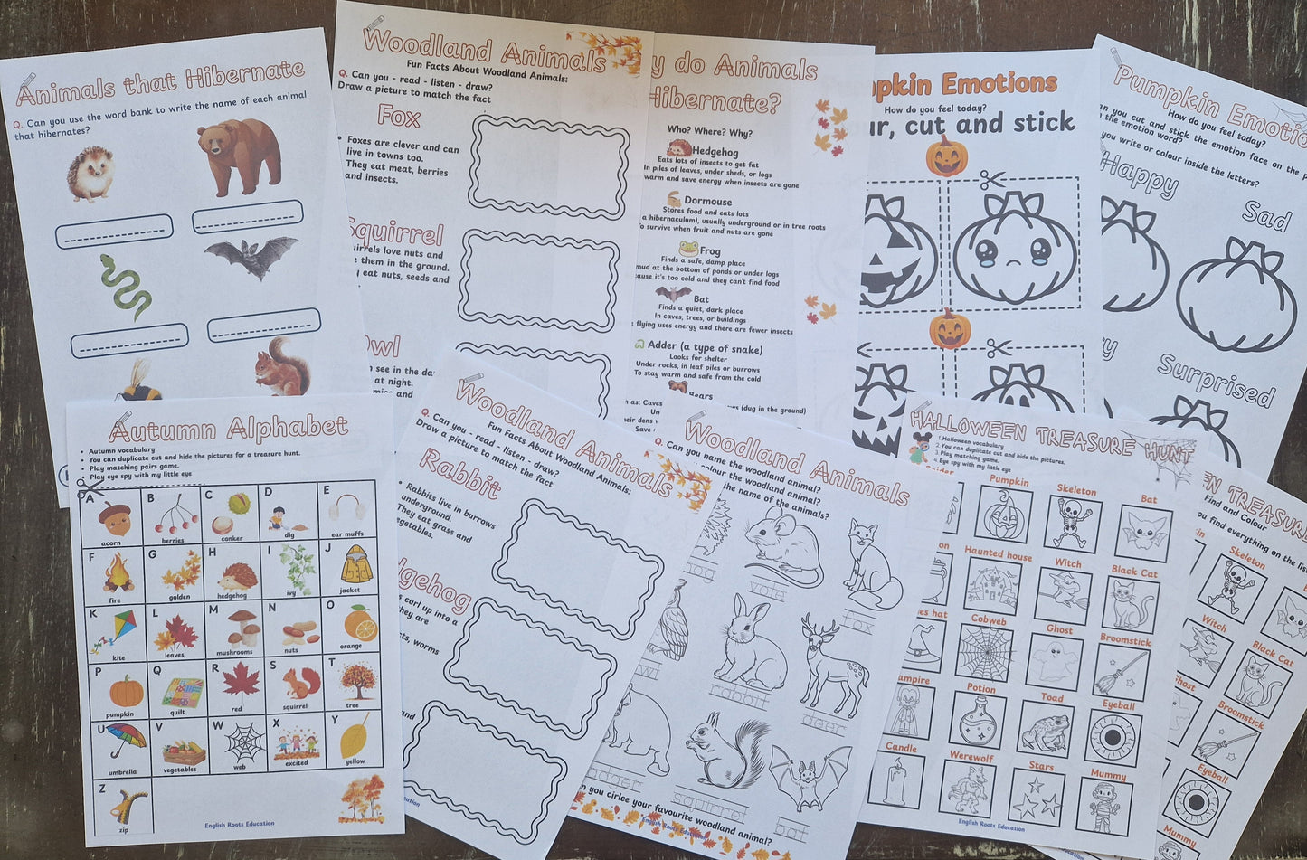 My Autumn Workbook